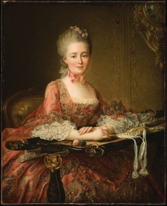 Marquise de Caumont La Force, by Francois Hubert Drouais